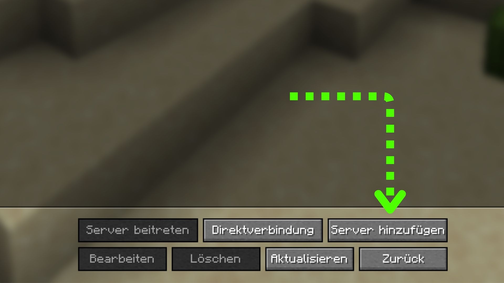 Server hinzufügen